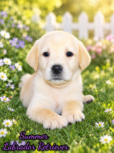Summer Female AKC Labrador Retriever $1150